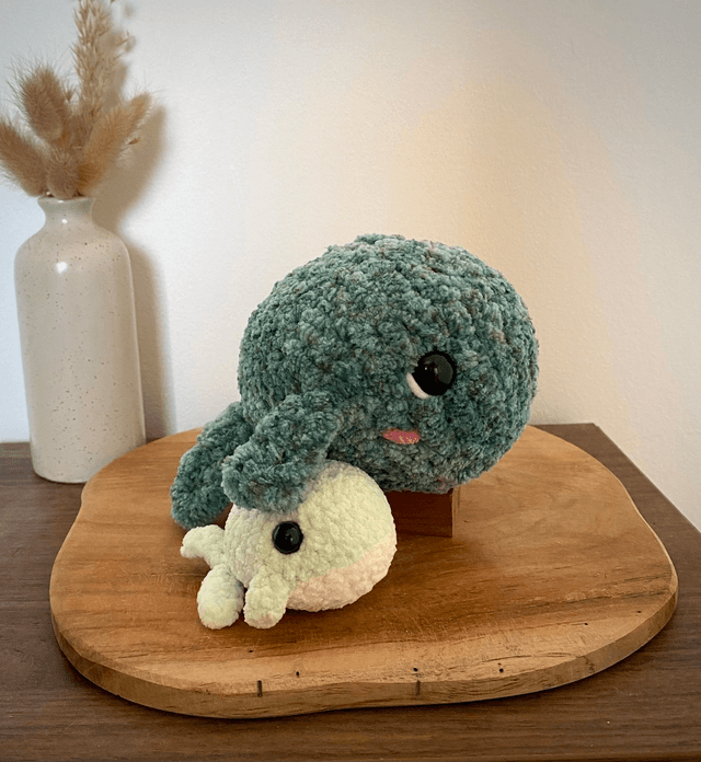 Maman baleine et son bébé